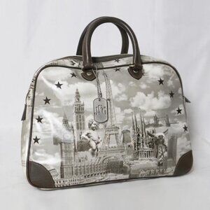 90s Jean Paul Gaultier Landmark Leather Bag with JPG Bag Charm